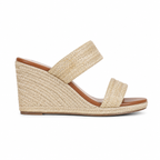 Naturalraffia Women's Open-Toe Wedge Jute Multi-Strap Sandals side view