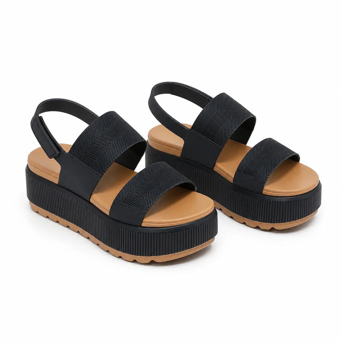 Deep Black Talia Sandals
