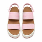 Mocha Pink Talia Sandals top view