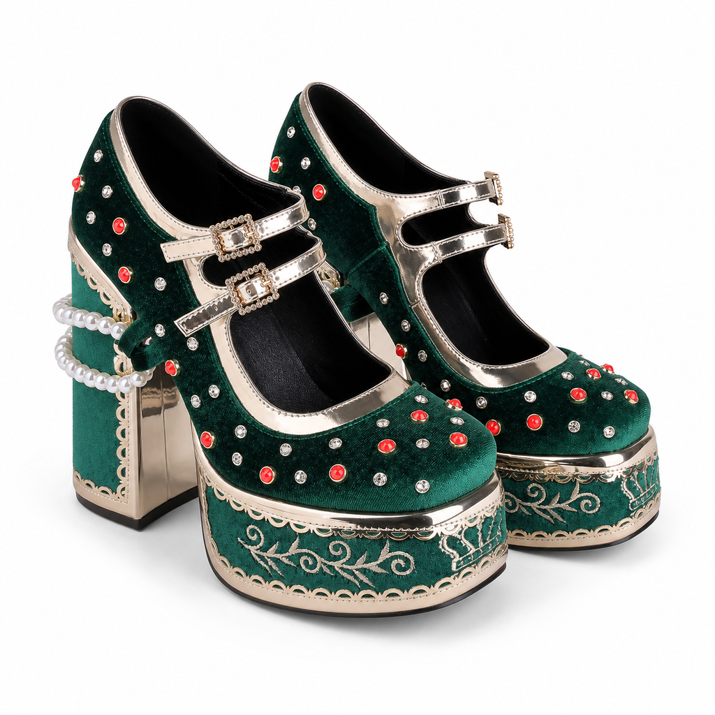 Green Suede Octavia Microfiber High-Heel Sandals