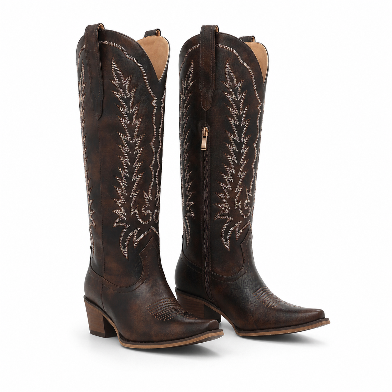Rich Brown Asti Knee-High Boots