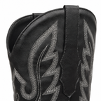 Deep Black Nerano Boots close-up detail