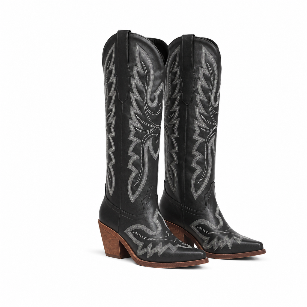 Deep Black Nerano Boots