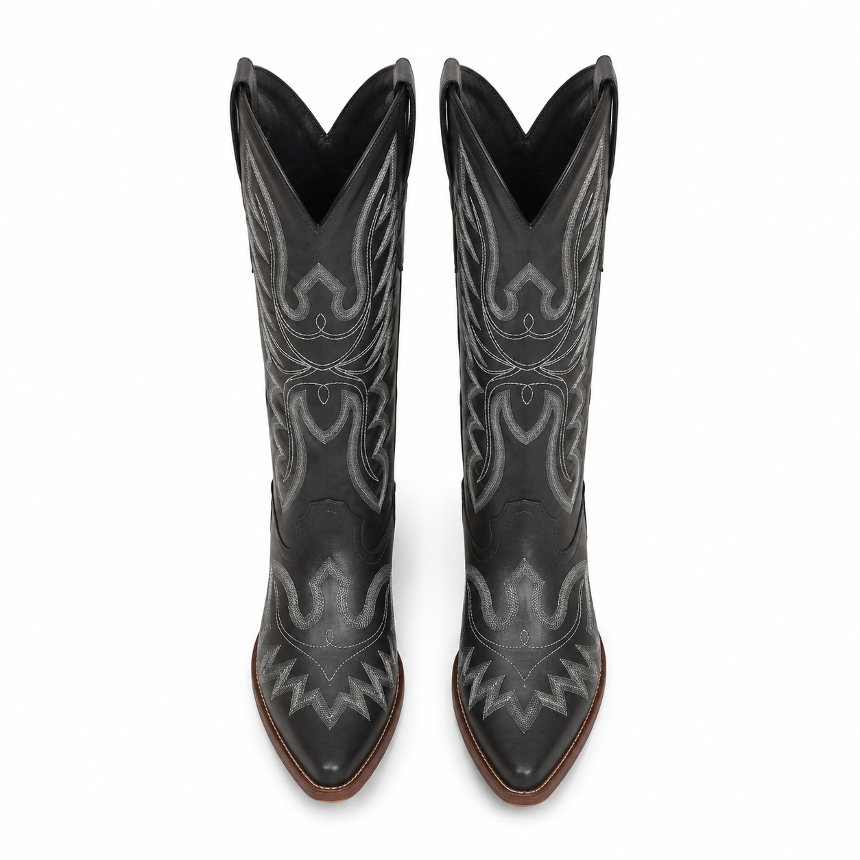 Deep Black Nerano Boots top view