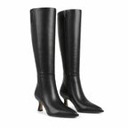 Deep Black Renata Thin-Heel Boots