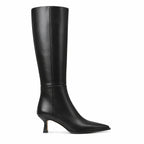 Deep Black Renata Thin-Heel Boots side view