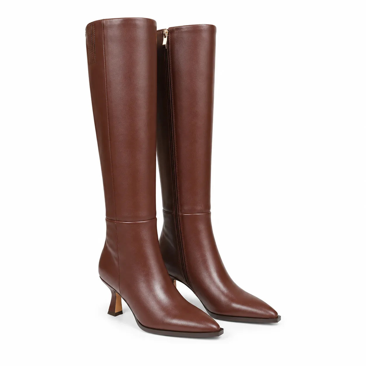 Rich Brown Renata Thin-Heel Boots