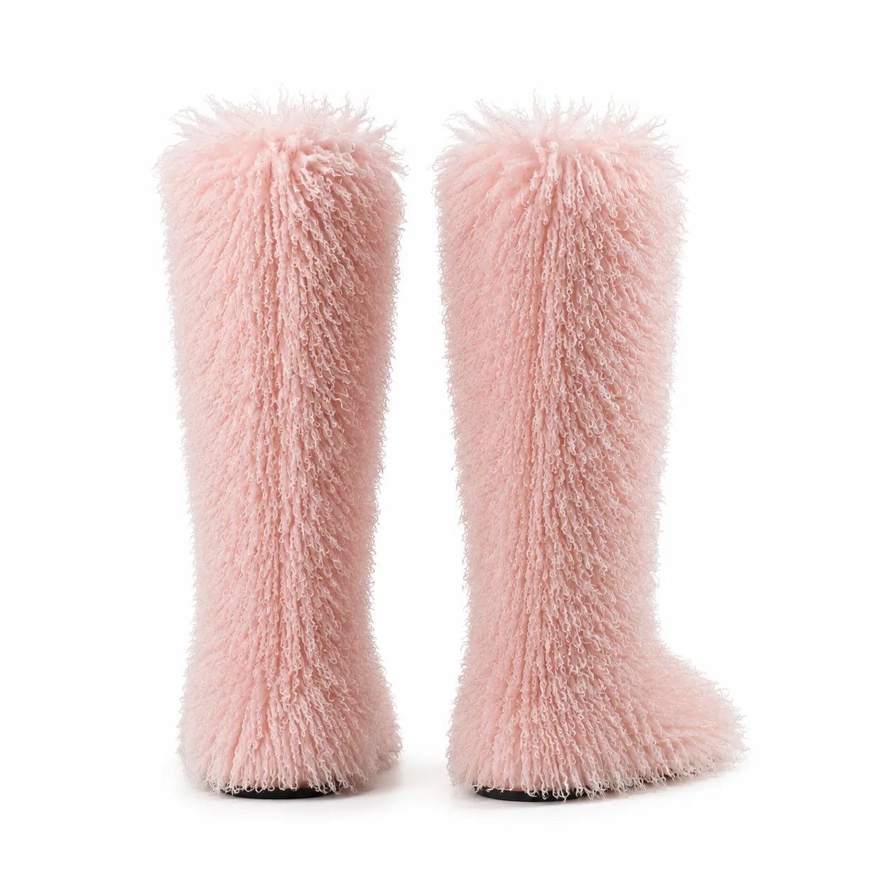 Dusty Rose Gemma Knee-High Boots heel detail