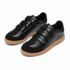 Deep Black Fulvia Leather Sneakers