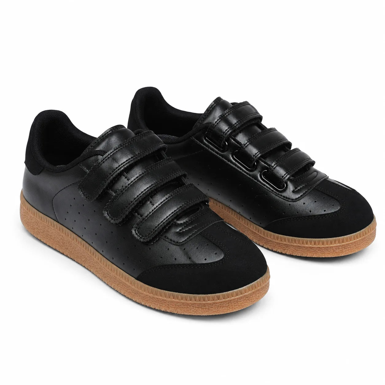 Deep Black Fulvia Leather Sneakers