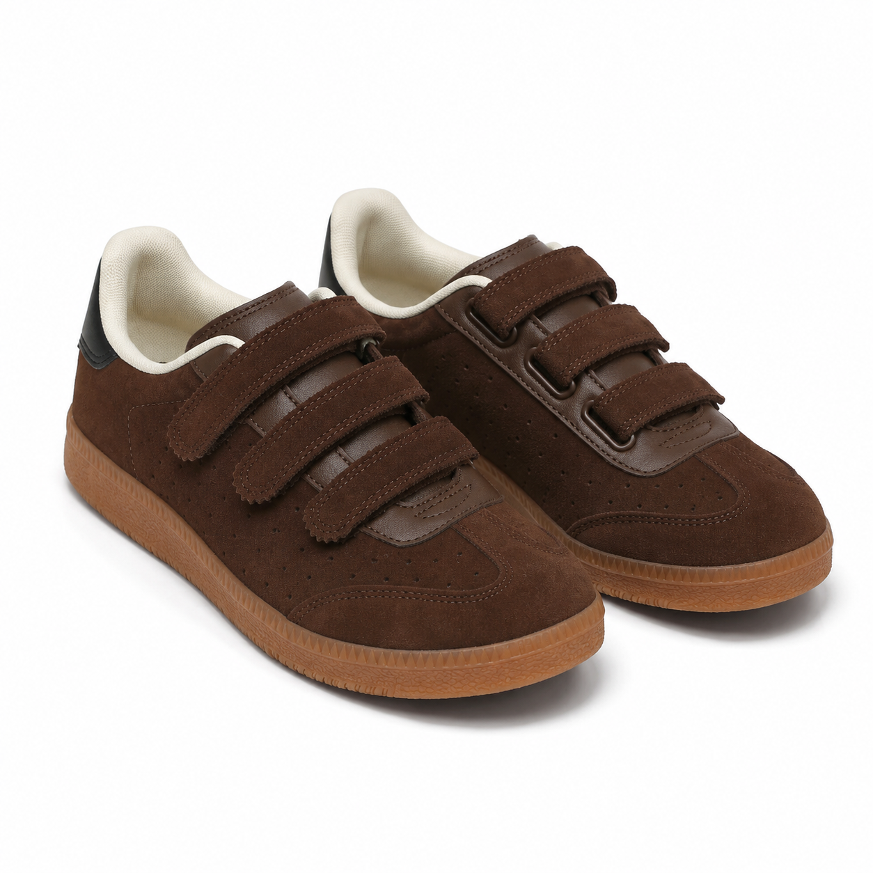 Brown Suede Fulvia Leather Sneakers