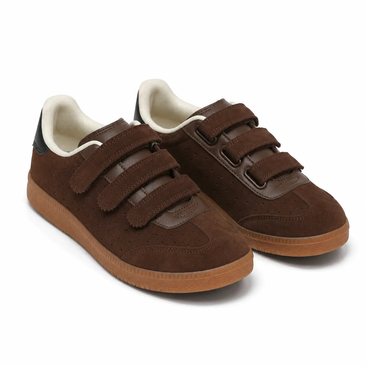 Brown Suede Fulvia Leather Sneakers