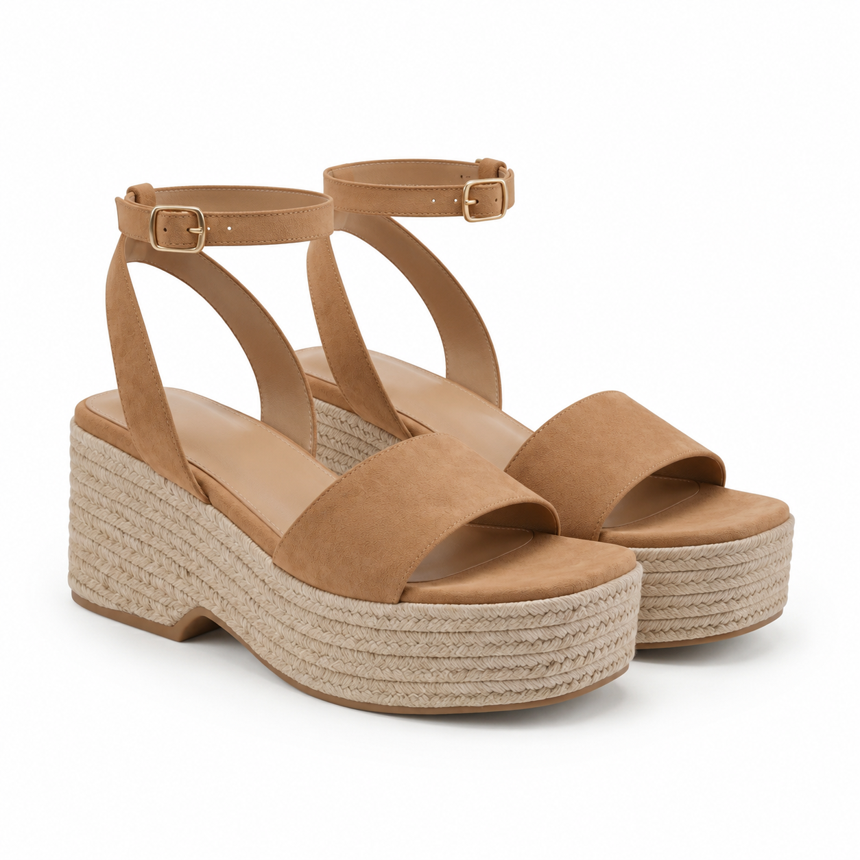 Rich Brown Cara Ankle-Strap Sandals