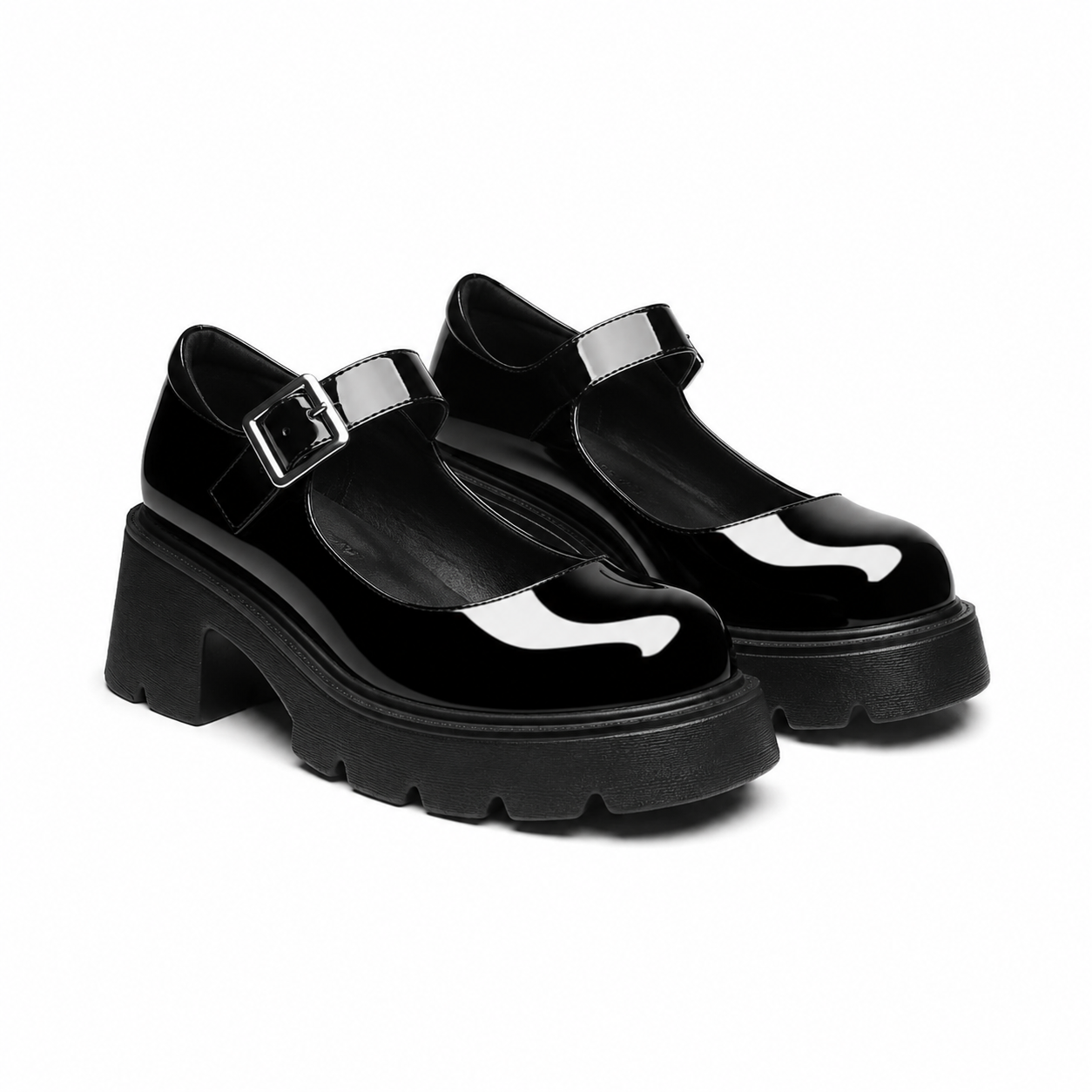 Black Patent Viviana Flats