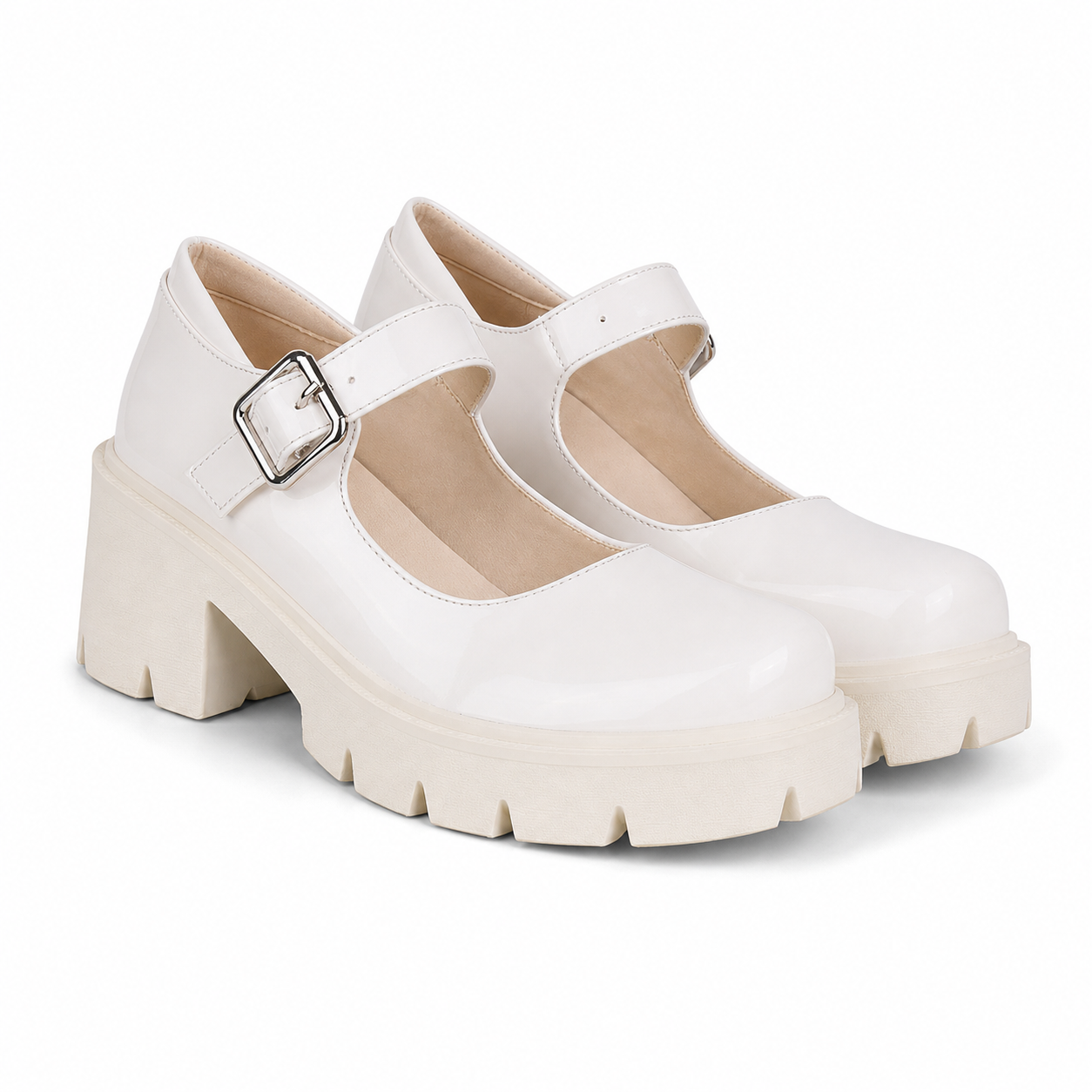 Cream Ivory Viviana Flats