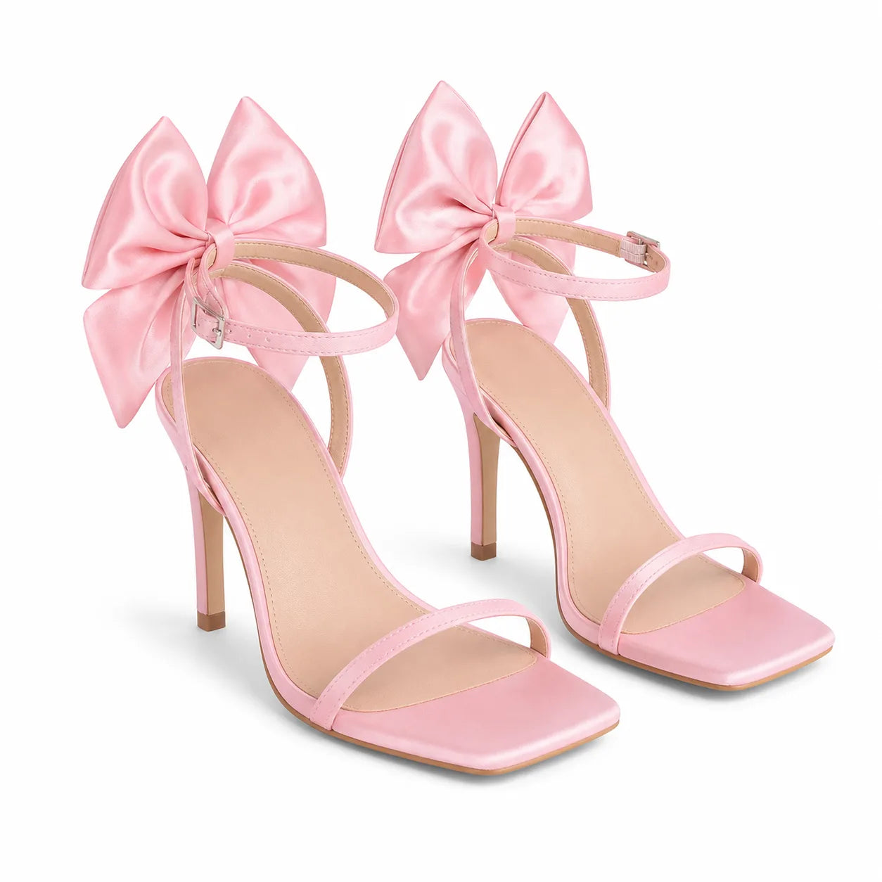 Dusty Rose Lorenza Ankle-Strap Sandals
