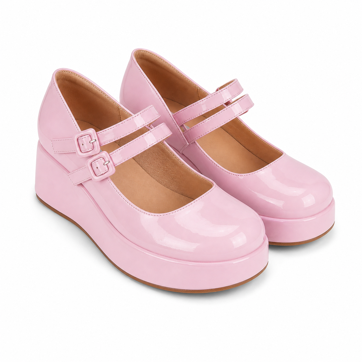 Dusty Rose Cornelia Leather Flats