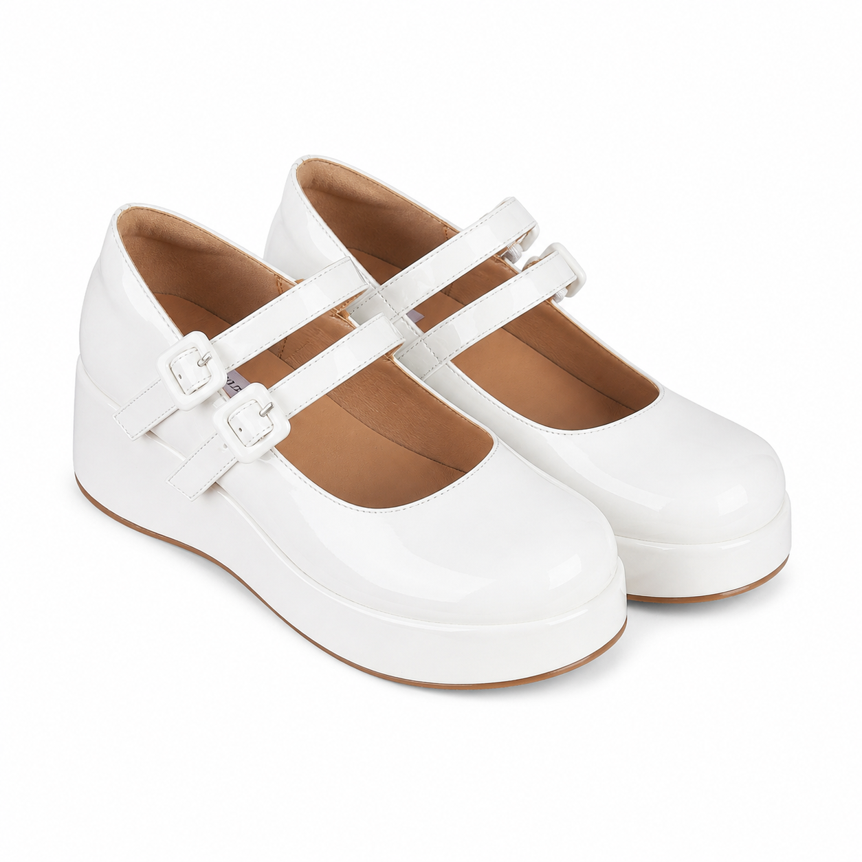 Cream Ivory Cornelia Leather Flats