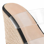 Deep Black Mina High-Heel Sandals close-up detail