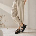 Deep Black Nerina Raffia Gladiator Sandals lifestyle scene