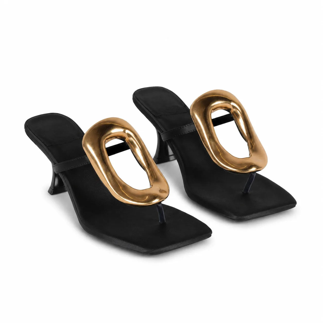 Deep Black Sirolo Mules