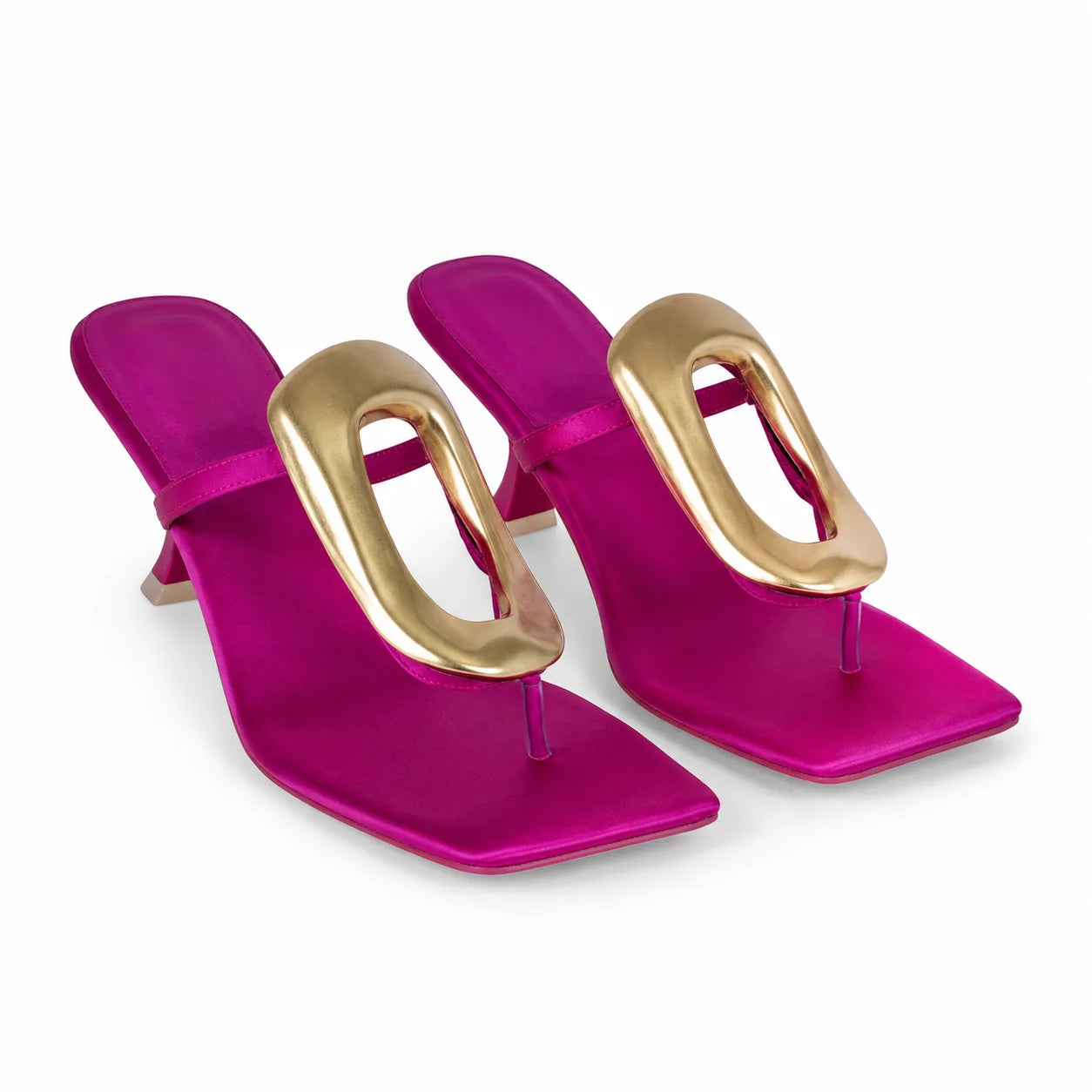 Vivid Fuchsia Sirolo Mules