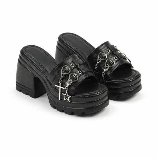Aurea Microfiber Multi-Strap Sandals