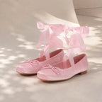 Dusty Rose Brisighella Microfiber Flats styled scene