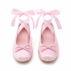 Dusty Rose Brisighella Microfiber Flats top view