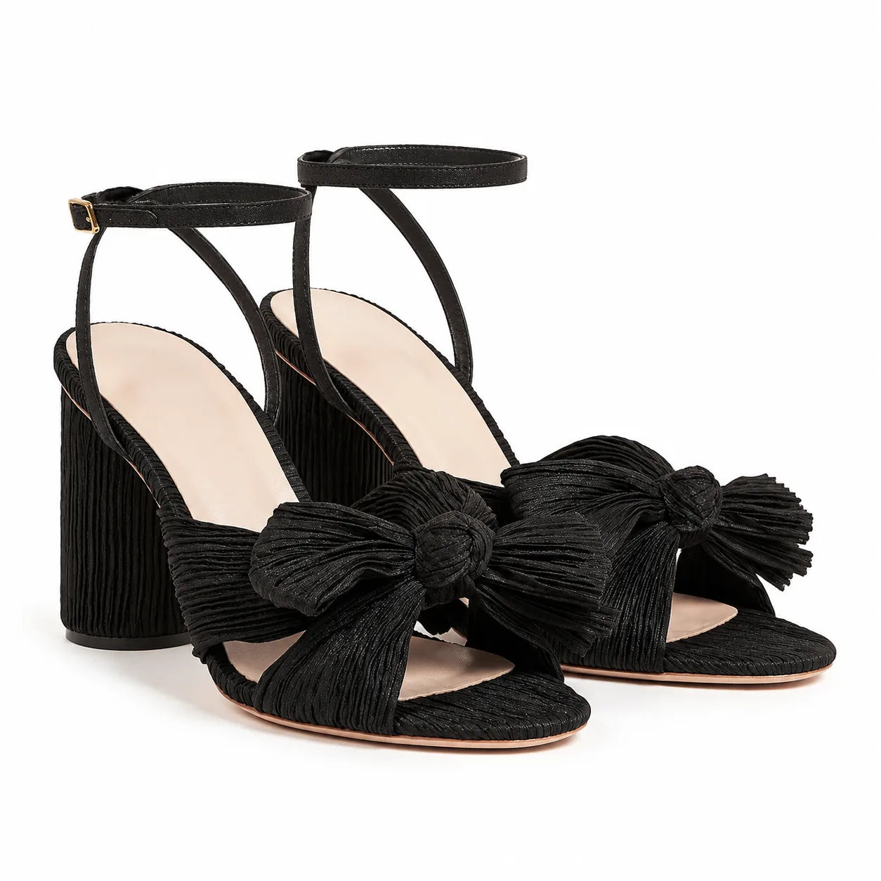 Deep Black Anghiari High-Heel Sandals