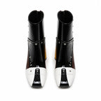 Colormatching Aosta Sheepskin Block-Heel Boots top view
