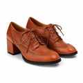 Rich Brown Sermoneta Microfiber Wedge Heels