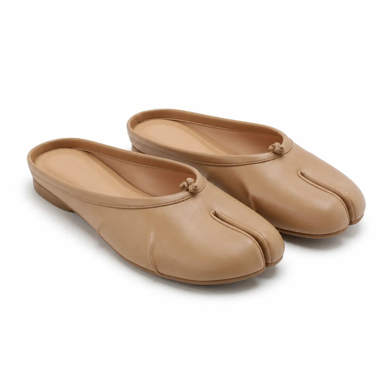 Rich Brown Torgiano Leather Slip-On Mules