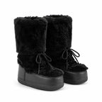 Deep Black Bergamo Mid-Calf Boots