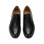 Deep Black Ikaria Lace-Up Brogues top view