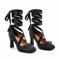 Deep Black Kalymnos Heels