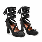 Deep Black Kalymnos Heels