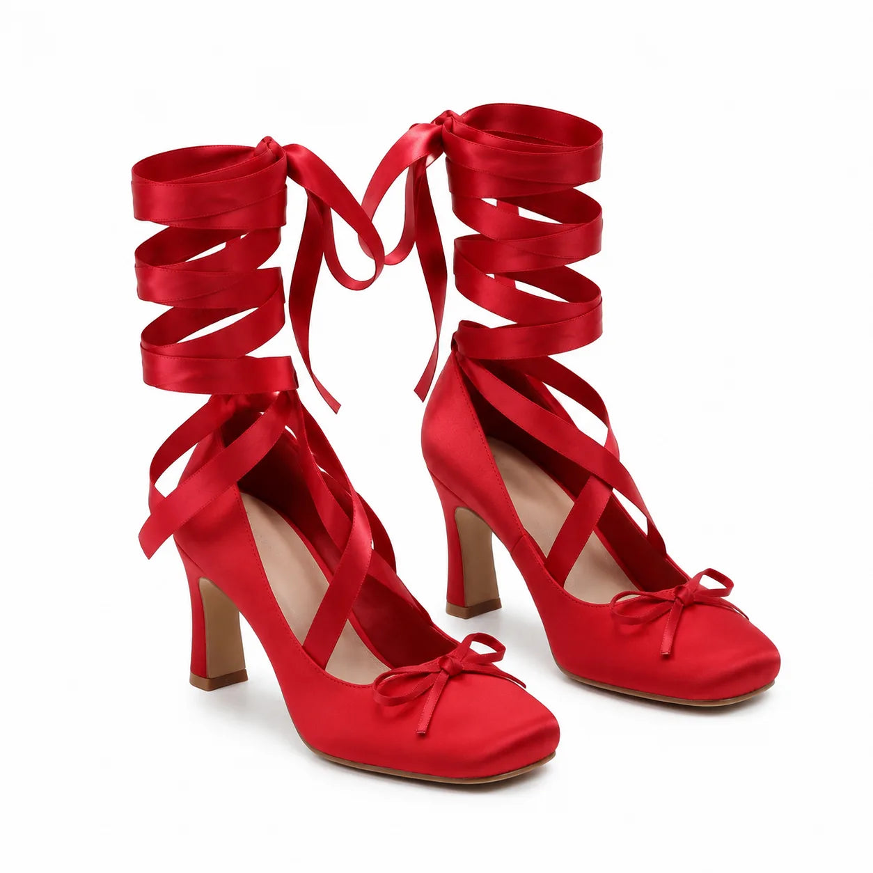 Deep Red Kalymnos Heels