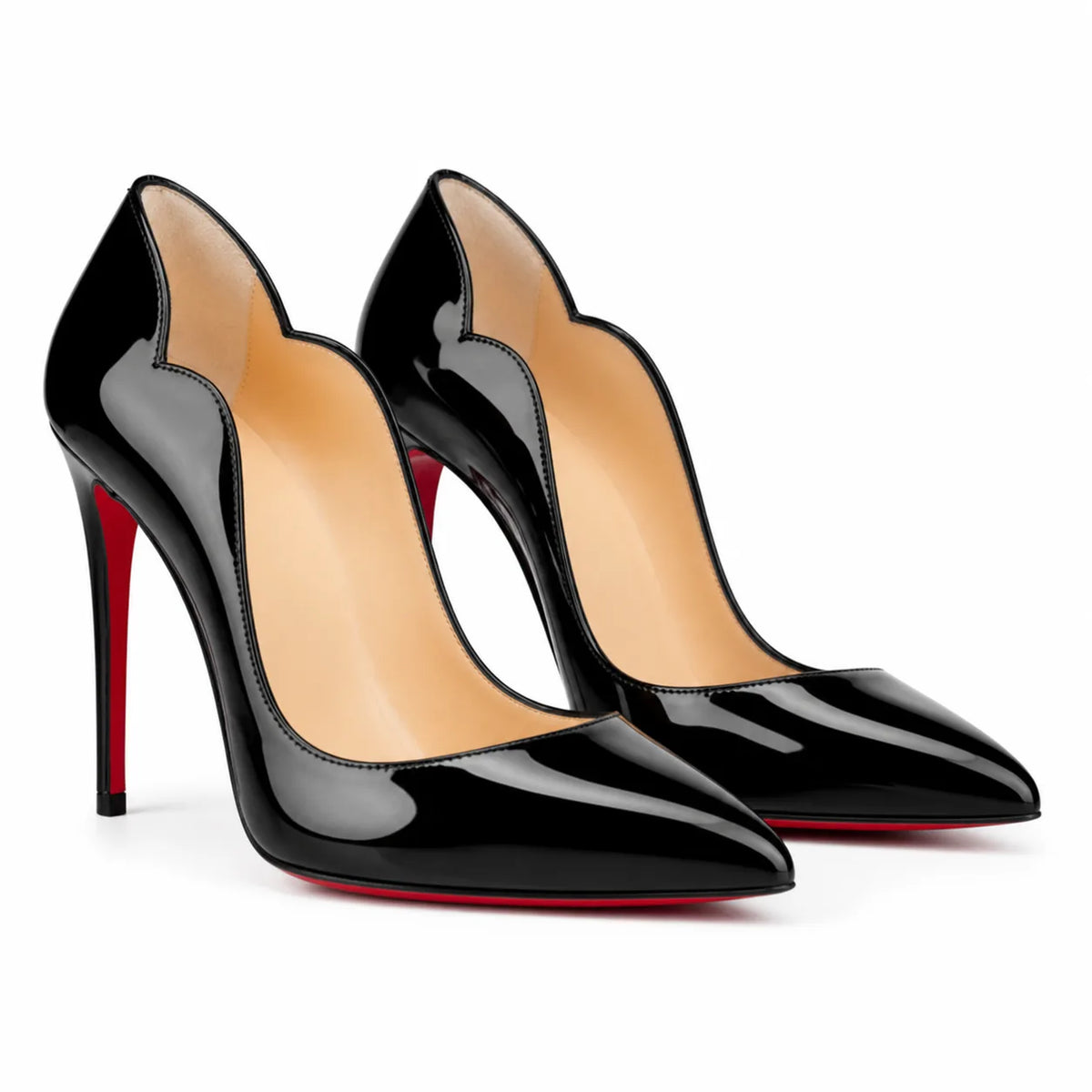 Black Patent Nemi Patent Stiletto Pumps