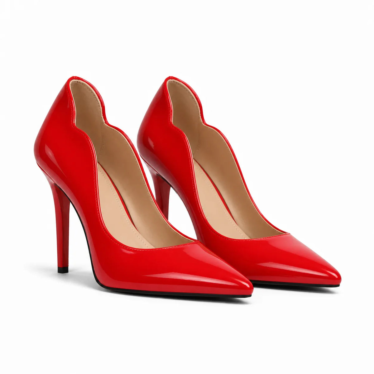 Red Patent Nemi Patent Stiletto Pumps