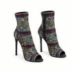 Color Numana Stiletto Boots heel detail