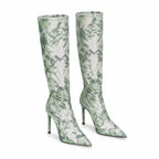 Olive Desert Formia Stiletto Boots