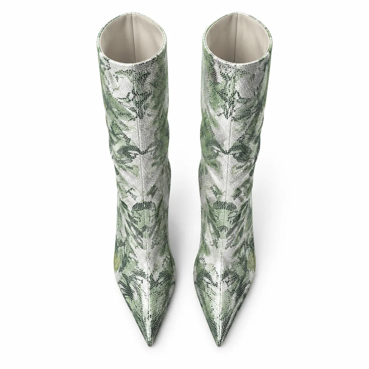 Olive Desert Formia Stiletto Boots top view