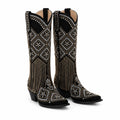Deep Black Termoli Block-Heel Boots