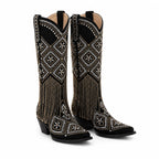 Deep Black Termoli Block-Heel Boots