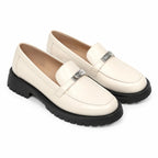 Ivory Trequanda Leather Loafers