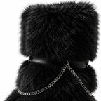 Deep Black Agistri Chain Boots close-up detail