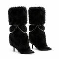 Deep Black Agistri Chain Boots