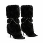 Deep Black Agistri Chain Boots