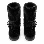 Deep Black Amorgos Knee-High Boots top view